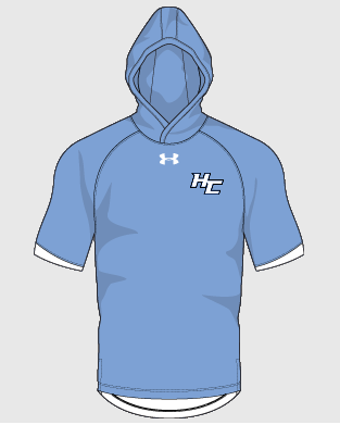 UA S/S Hooded Shooter - Carolina Blue